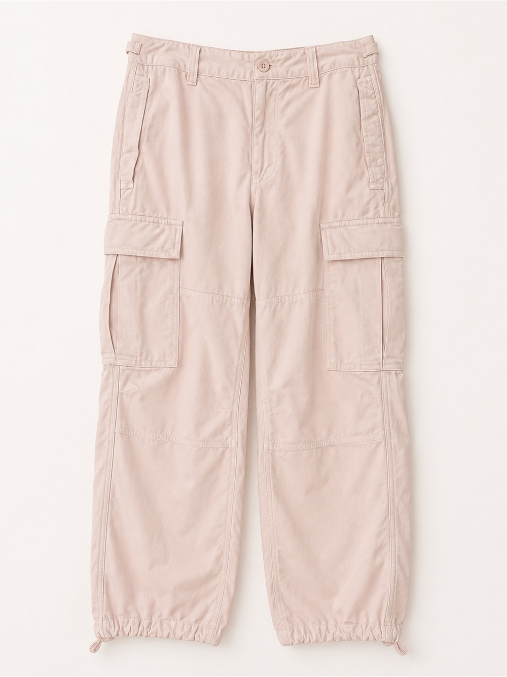Aritzia TNA Supply Cargo Pants Size 6 Pink Cotton Adjustable Utility